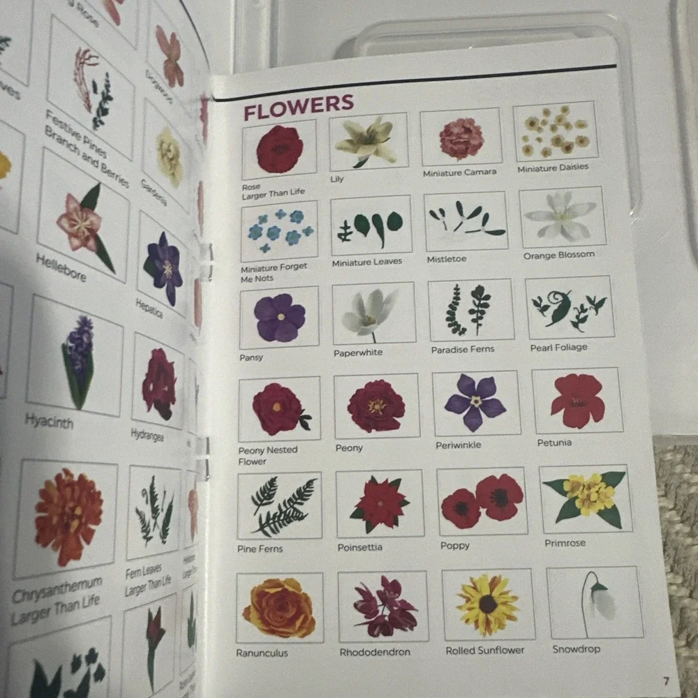 Fleurs Flower Making USB with Instruction Booklet -‎ Volume 1 and Volume 2